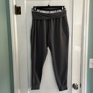 Under Armour gray sweats.